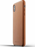 Kaitse&uuml;mbris Apple iPhone Xs Max, naturaalsest nahast, helepruun, Mujjo