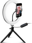 SBS TESELFIERING8 Phone Stand with 8-inch LED Ring Light and Tripod
