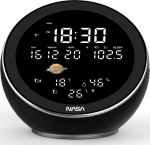 Nasa WSP1500 black Weather Station/Speaker BT Moon
