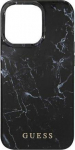 GUESS Hard Cover Marble Black, f&uuml;r Apple iPhone 13 Pro Max, GUHCP13XPCUMABK, Blister (GUHCP13XPCUMABK)