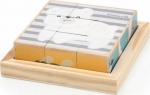 Viga Toys Wooden Picture Puzzle 6-Sideways Pets VIGA PolarB