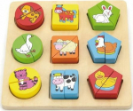 Viga Puzzle Educational Wooden Viga Animals