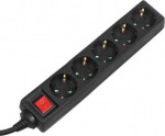 Power Strip Maclean 5 sockets 5 m czarna (MCE227)