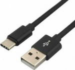Kabel USB EverActive USB-A - USB-C 1.2 m Czarny (CBB-1.2CB)