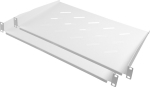 Alcasa Good Connections 19" Fachboden 300 mm 2er Set pure white - Rack Accessories