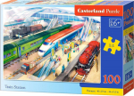 1565 Castorland Puzzle 100 Train Station CASTOR