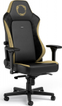 Pro Gamersware Noblechairs Hero - Stuhl - ergonomic - armrests - Neigen - swivel - Aluminium, Polyurethan, Velour, Memory foam, cold foam, steel frame, veganes Leder (PU)