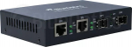 BlueOptics Gigabit Ethernet Medienkonverter 2x SFP, 2x 10/100/1000M RJ45