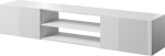Cama MEBLE RTV cabinet SLIDE 200K 200x40x37 cm all glossy white