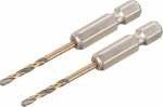 Dewalt drill bit drill bit 2.5mm black and gold hex x2