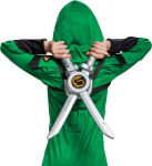 Disguise LEGO Ninjago Sword set with back attachment, hopea