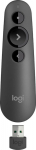 Logitech R500s wireless presenter, Bluetooth/RF Graphite