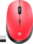 KIN AURIS wireless silent click mouse MB-027 800/1200/1600 DPI czerwona