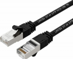 Lanview CAT6A S/FTP 15m Black LSZH, HIGH-FLEX