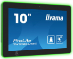 iiyama ProLite TW1025LASC-B1PNR, LED-Lightbar, POE, 25.7cm (10.1"), Projected Capacitive, RFID, USB, BT, Ethernet, Wi-Fi, eMMC, Android, black - Touchcomputer, screen size: 25.7 cm (10.1"), Touchscreen, Projected Capacitive, resolution: 1280x800 pixe ...