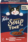 PUI PURINA Felix Original Soup Time Box Beef, lamb, chcken - wet cat food - 6x48g