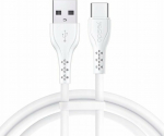 Kabel USB Yesido USB-A - USB-C 1 m White