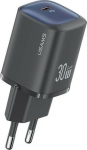 USAMS Charger 30W GaN USB-C Fast charging Czarna