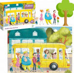 Dodo PUZZLE ''NOISE NEXT TO THE BUS'' COLOUR I A CUTE PUZZLE 60 ELEMENT&Oacute;W