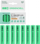 Green Cell Finger batteries 8xAAA HR03 950mAh