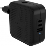 Hyper HyperJuice 70W USB-C GaN Safety Tested Travel Charger - Black