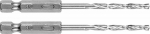 Graphite Drill Bit Metal Drill Bit Hex 3.0 mm, 2 szt