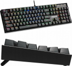 KIN Defender Keyboard Defender Wired Keyboard MIRAX GK-352 MECHANICAL illuminated gaming RGB outemu blue