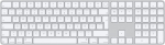 Apple Magic Keyboard Touch ID Numeric SWE White Keys
