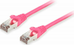 Equip Patchkabel Cat6A S/FTP 2xRJ45 0.15m pink LSZH Polybeutel