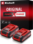 Einhell Germany AG Einhell 18V Power-X-Change Plus Twinpack Battery set Li-ion 3Ah