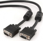 GEMBIRD Cable VGA 15M/15M SCREEN+Ferrite 5M BLACK