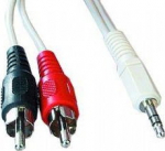 CABLE AUDIO 3.5MM TO 2RCA 5M/CCA-458-5M GEMBIRD