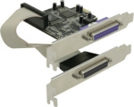 Delock PCI Express Card 2 x Parallel - Parallel adapter