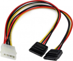 StarTech.com 12LP4 TO 2X SATA POWER YCABLE,