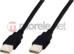 Cable USB Digitus USB-A - USB-A 3 m Czarny (AK300100030S)