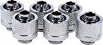 Alphacool Eiszapfen 16/10 mm Anschraubt&uuml;lle G1/4, 6-Pack - chrome