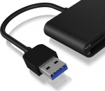 Raidsonic | ICY BOX | IB-CR301-U3 USB 3.0 External card reader | USB 3.0 Type-A | 3 x card reader slot: CF, SD, microSD