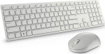 Dell | Keyboard and Mouse | KM5221W Pro | Keyboard and Mouse Set | Wireless | Mouse included | Russian | White | 2.4 GHz