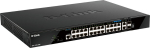 Switch 440mm D-Link DGS-1520-28MP/E 2*SFP+/ 2*XGE/20*GE PoE retail