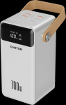 Power bank Canyon 60000mAh 100W LCD, White