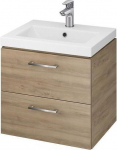 Cersanit WASHBASIN CABINET LARA 50 WALNUT DSM FSC MIX70% SGSCH-COC-007574