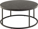 Coffee table SPIRO D80xH40cm, black