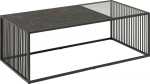 Coffee table STRINGTON 120x60xH40cm, black
