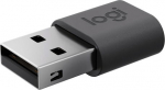 Log LOGI USB-A TO C ADAPTOR, GRAPHITE - EMEA28I-935