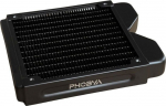 Alphacool Phobya R27-S120 Radiator, 120 mm Radiator, 18 FPI, Kupferlamellen, 2x G1/4-Zoll-Anschl&uuml;sse - schwarz