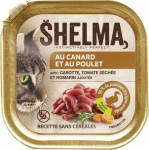 SHELMA Duck and chicken pate - wet cat food - 100g