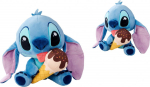 Simba Stitch plush toy with ice cream 25 cm original