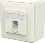 METZ CONNECT 130D370002-I e-DAT C6A IDC 1 Port AP pure white