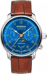 ZEPPELIN Mediterranee Moonphase 9636-3 Men's Watch / silver