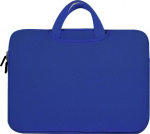 Hurtel bag Universal laptop case 15.6'' tablet organizer for a navy blue computer